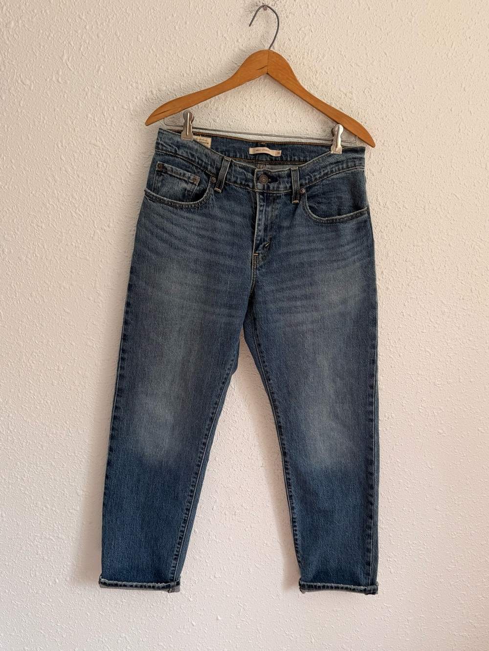 Levi’s Middy straight jeans denim womens  28